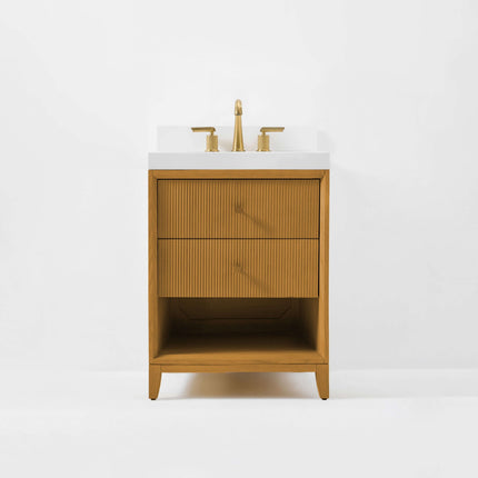 Momo Bathroom Vanity Collection in Sienna Finish Ancerre Designs