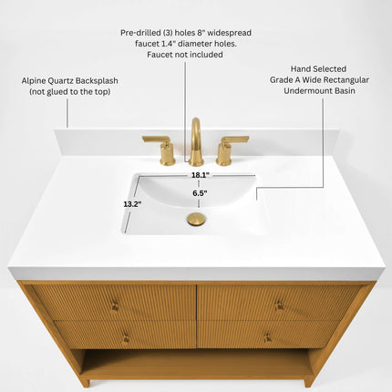 Momo Bathroom Vanity Collection in Sienna Finish Ancerre Designs