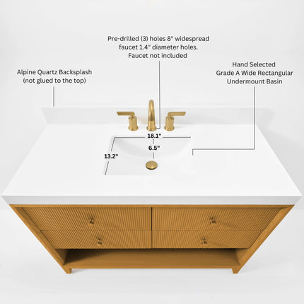 Momo Bathroom Vanity Collection in Sienna Finish Ancerre Designs
