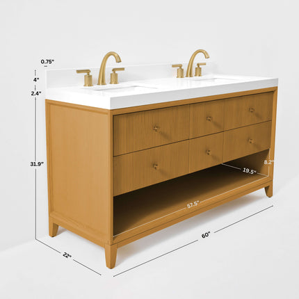 Momo 60" Bath Vanity Set Ancerre Designs