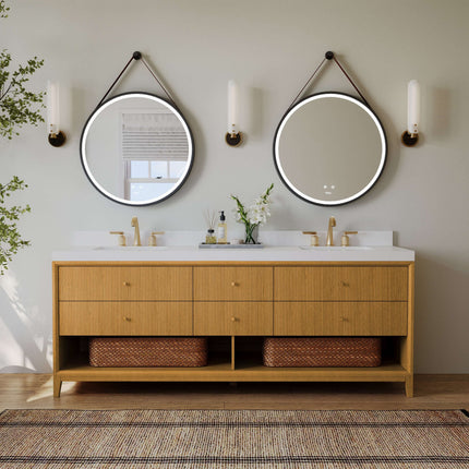 Momo Bathroom Vanity Collection in Sienna Finish Ancerre Designs