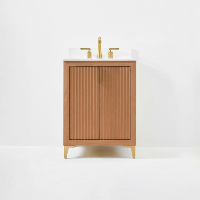 Turlington Bathroom Vanity Collection in Sienna Finish Ancerre Designs