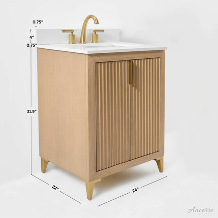 Turlington 24" Bath Vanity Set Ancerre Designs