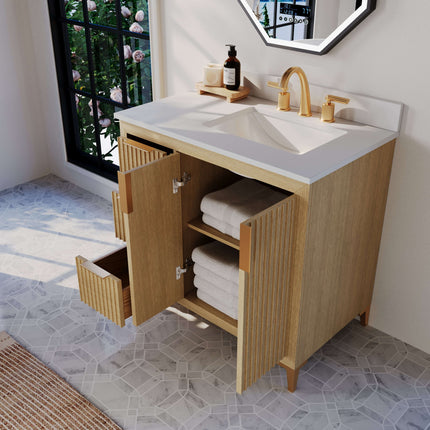 Turlington 36" Bath Vanity Set Ancerre Designs