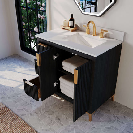 Turlington 36" Bath Vanity Set Ancerre Designs