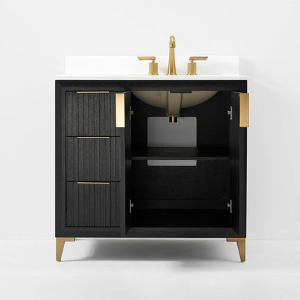 Turlington 36" Bath Vanity Set Ancerre Designs