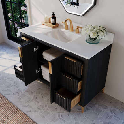 Turlington 48" Bath Vanity Set Ancerre Designs