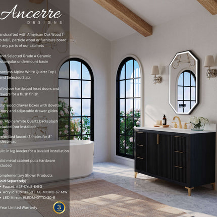 Turlington 48" Bath Vanity Set Ancerre Designs