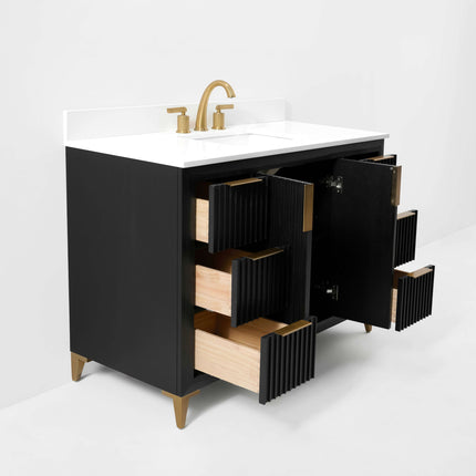 Turlington 48" Bath Vanity Set Ancerre Designs