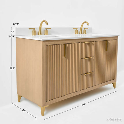 Turlington 60" Bath Vanity Set Ancerre Designs