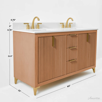 Turlington 60" Bath Vanity Set Ancerre Designs