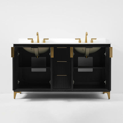Turlington 60" Bath Vanity Set Ancerre Designs