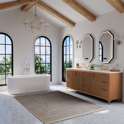 Turlington Bathroom Vanity Collection in Sienna Finish - 24" to 84" Wide Options Ancerre Designs