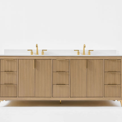 Turlington 84" Bath Vanity Set Ancerre Designs