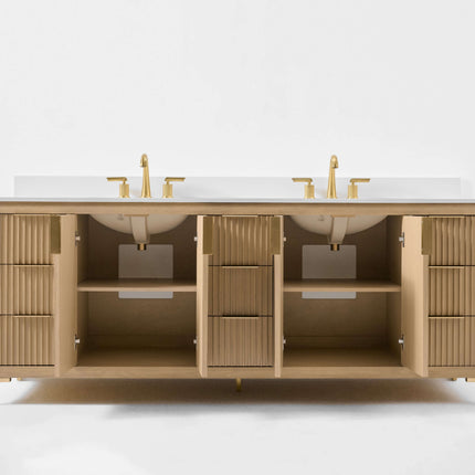 Turlington 84" Bath Vanity Set Ancerre Designs