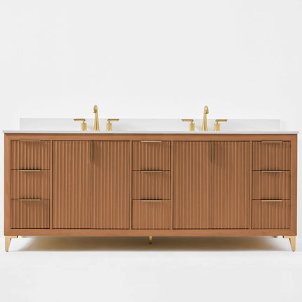 Turlington 84" Bath Vanity Set Ancerre Designs