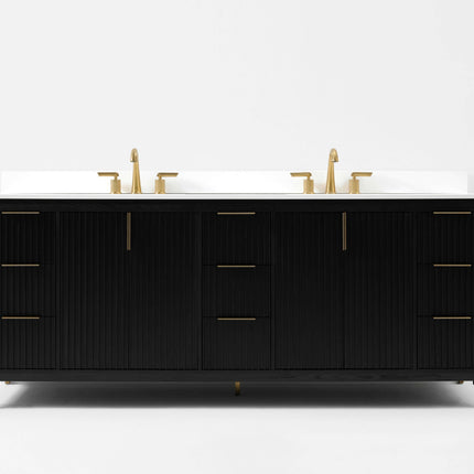 Turlington 84" Bath Vanity Set Ancerre Designs