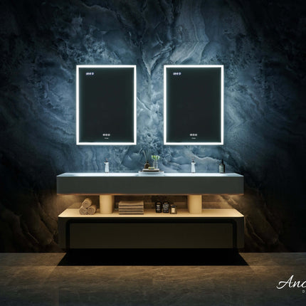 Pagani LED Mirror Cabinet with Defogger, Dimmer, Magnifier & USB outlet Ancerre Designs