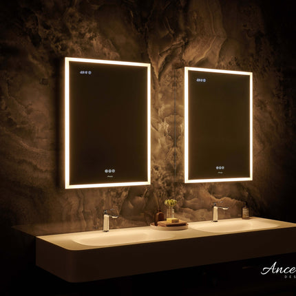 Pagani LED Mirror Cabinet with Defogger, Dimmer, Magnifier & USB outlet Ancerre Designs