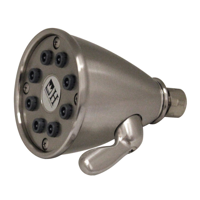 Whitehaus Showerhaus Round Showerhead With 8 Spray Jets - WH139-BN Whitehaus