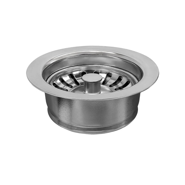 Whitehaus 3 1/2" Waste Disposer Trim With Matching Basket Strainer - WH200-C Whitehaus