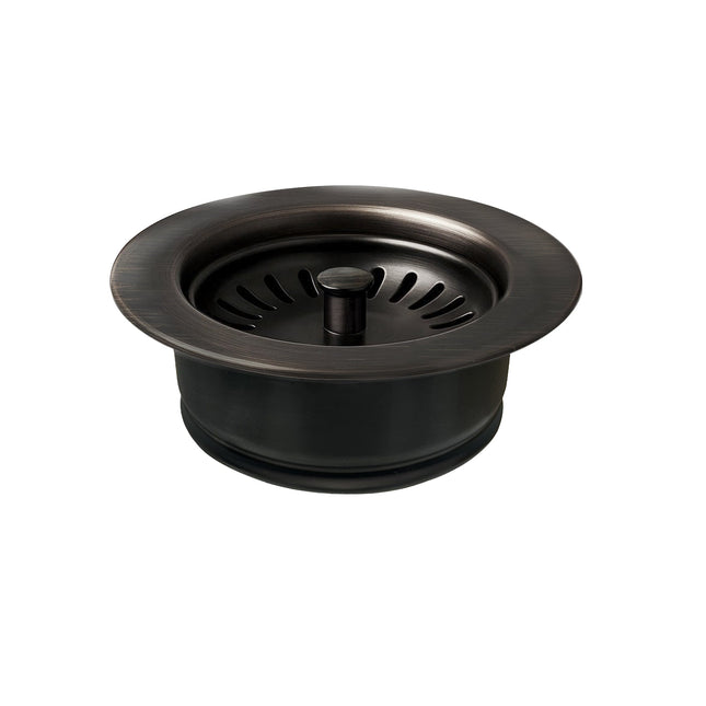 Whitehaus 3 1/2" Waste Disposer Trim With Matching Basket Strainer - WH200-MB Whitehaus