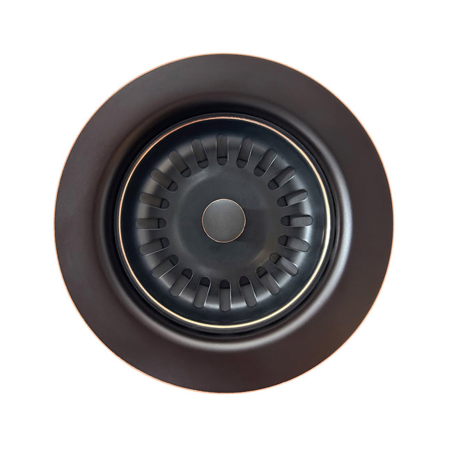 Whitehaus 3 1/2" Waste Disposer Trim With Matching Basket Strainer - WH200-ORBH Whitehaus