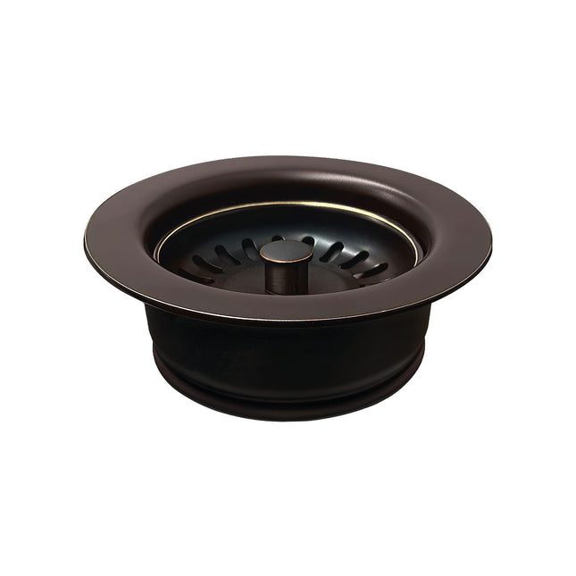 Whitehaus 3 1/2" Waste Disposer Trim With Matching Basket Strainer - WH200-ORBH Whitehaus