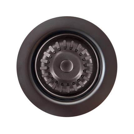 Whitehaus 3 1/2" Waste Disposer Trim With Matching Basket Strainer - WH200-ORB Whitehaus