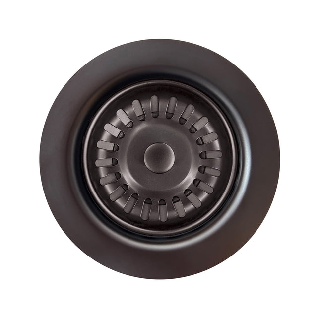 Whitehaus 3 1/2" Waste Disposer Trim With Matching Basket Strainer - WH200-ORB Whitehaus