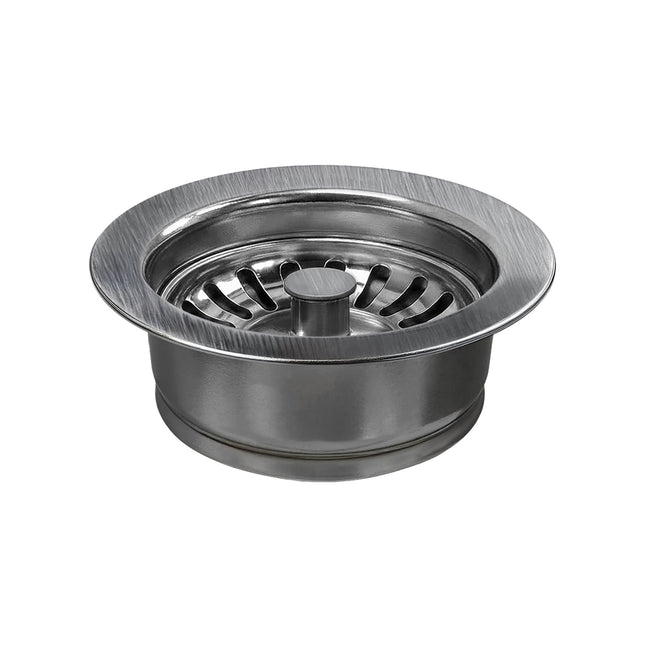 Whitehaus 3 1/2" Waste Disposer Trim With Matching Basket Strainer - WH200-P Whitehaus