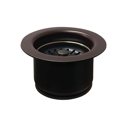Whitehaus 3 1/2" Waste Disposer Trim With Matching Basket Strainer For Deep Fireclay Sinks - WH202-ORBH Whitehaus