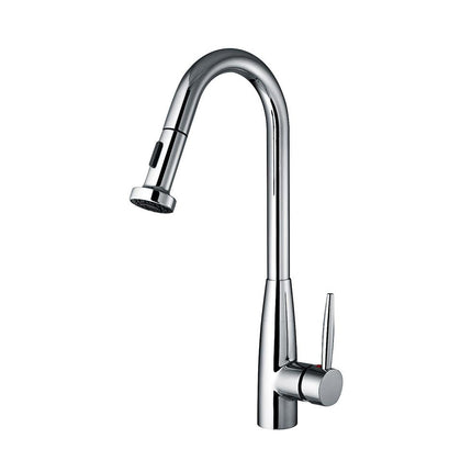 Whitehaus Jem Collectin Single Hole/Single Lever Handle Faucet With A Gooseneck Swivel Spout - WH2070838-C Whitehaus