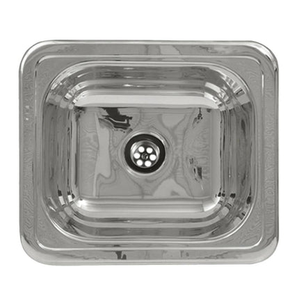 Whitehaus Rectangular Drop-In Entertainment/Prep Sink With A Smooth Surface - WH693ABL Whitehaus