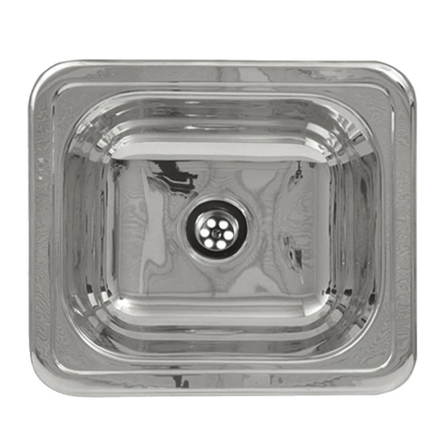Whitehaus Rectangular Drop-In Entertainment/Prep Sink With A Smooth Surface - WH693ABL Whitehaus