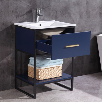 Legion Furniture 24" Blue Finish Sink Vanity WH7024-BL-PVC Legion Furniture
