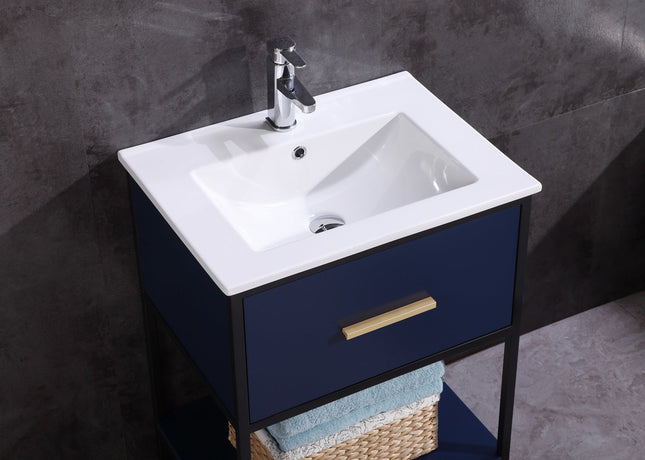 Legion Furniture 24" Blue Finish Sink Vanity WH7024-BL-PVC Legion Furniture