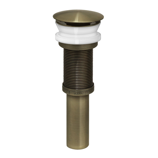 Whitehaus Decorative Pop-Up Mushroom Drain With Overflow - WHD010-AB Whitehaus