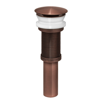 Whitehaus Decorative Pop-Up Mushroom Drain With Overflow - WHD010-ACO Whitehaus