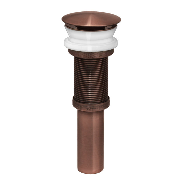 Whitehaus Decorative Pop-Up Mushroom Drain With Overflow - WHD010-ACO Whitehaus