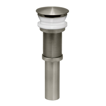 Whitehaus Decorative Pop-Up Mushroom Drain With Overflow - WHD010-BN Whitehaus