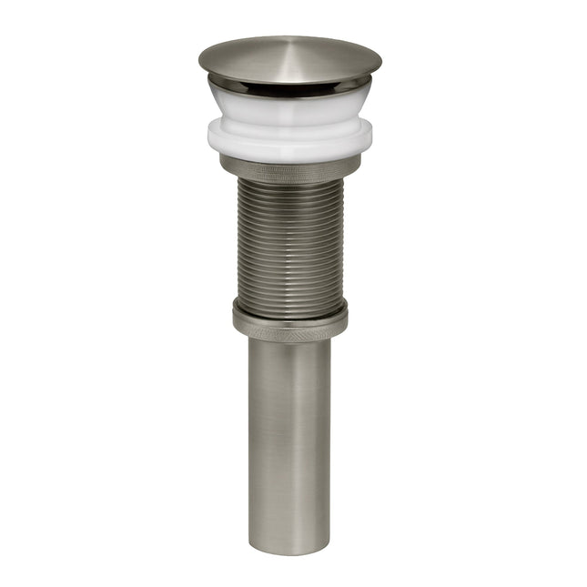 Whitehaus Decorative Pop-Up Mushroom Drain With Overflow - WHD010-BN Whitehaus