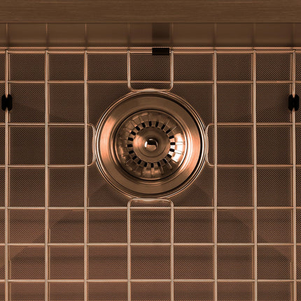 Whitehaus Noah Plus 3 1/2" Stainless Steel Basket Strainer - WHNPL35-CO Whitehaus