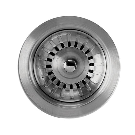 Whitehaus Noah Plus 3 1/2" Stainless Steel Basket Strainer - WHNPL35-GM Whitehaus