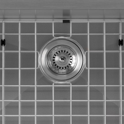 Whitehaus Noah Plus 3 1/2" Stainless Steel Basket Strainer - WHNPL35-GM Whitehaus