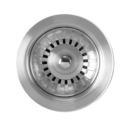 Whitehaus Noah Plus 3 1/2" Stainless Steel Basket Strainer - WHNPL35-SS Whitehaus
