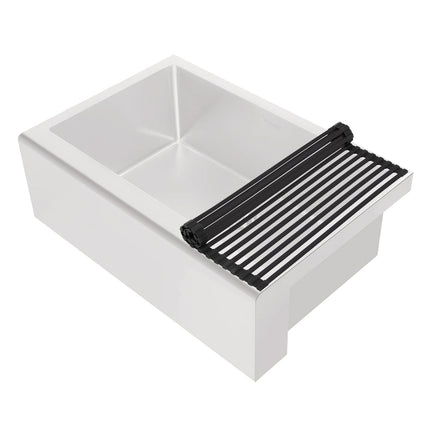 Whitehaus Noah Plus Stainless Steel Removable Roll Mat - WHNPLRM-MBLK Whitehaus