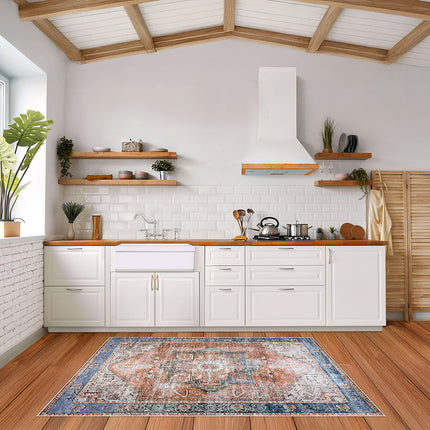 Whitehaus Farmhaus Fireclay Quatro Alcove Large Reversible Sink With Decorative 2 1/2" Lip On One Side - WHQ536-WHITE Whitehaus