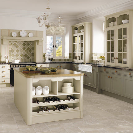 Whitehaus Glencove St. Ives 33" Front Apron Fireclay Sink With An Intricate Vine Design - WHSIV3333-WHITE Whitehaus