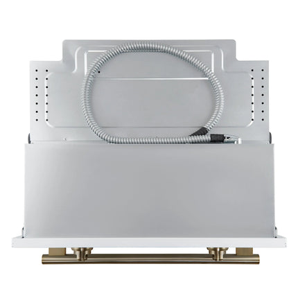 Forno Vomero 30-Inch Wall Oven, White, 5 cu.ft Capacity, 3550 Watts Convection, Mechanical Controls, Manuel Steam Clean FORNO